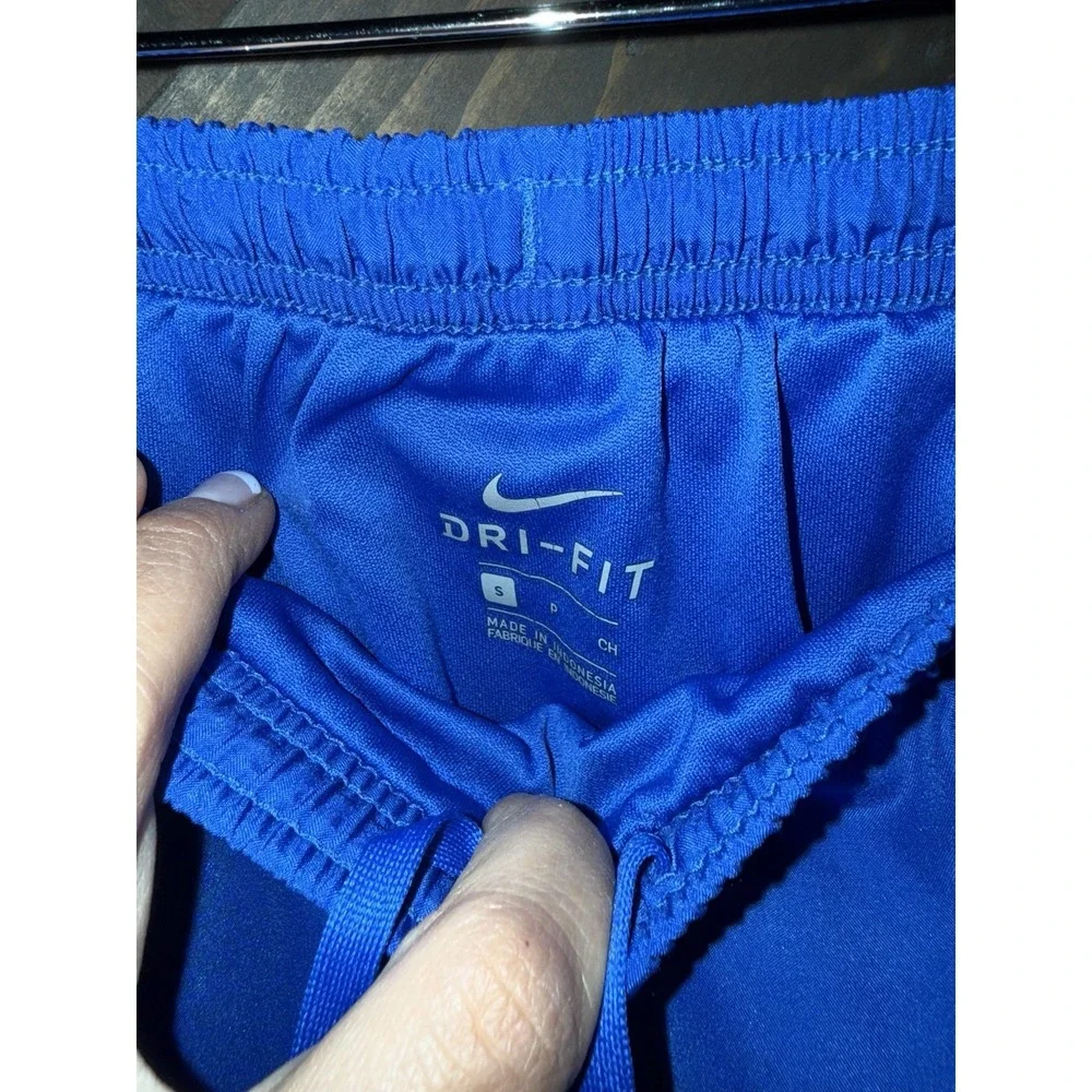Nike Boys Sz Small S 8 Swim Trunks Shorts Royal Blue White Lined‎